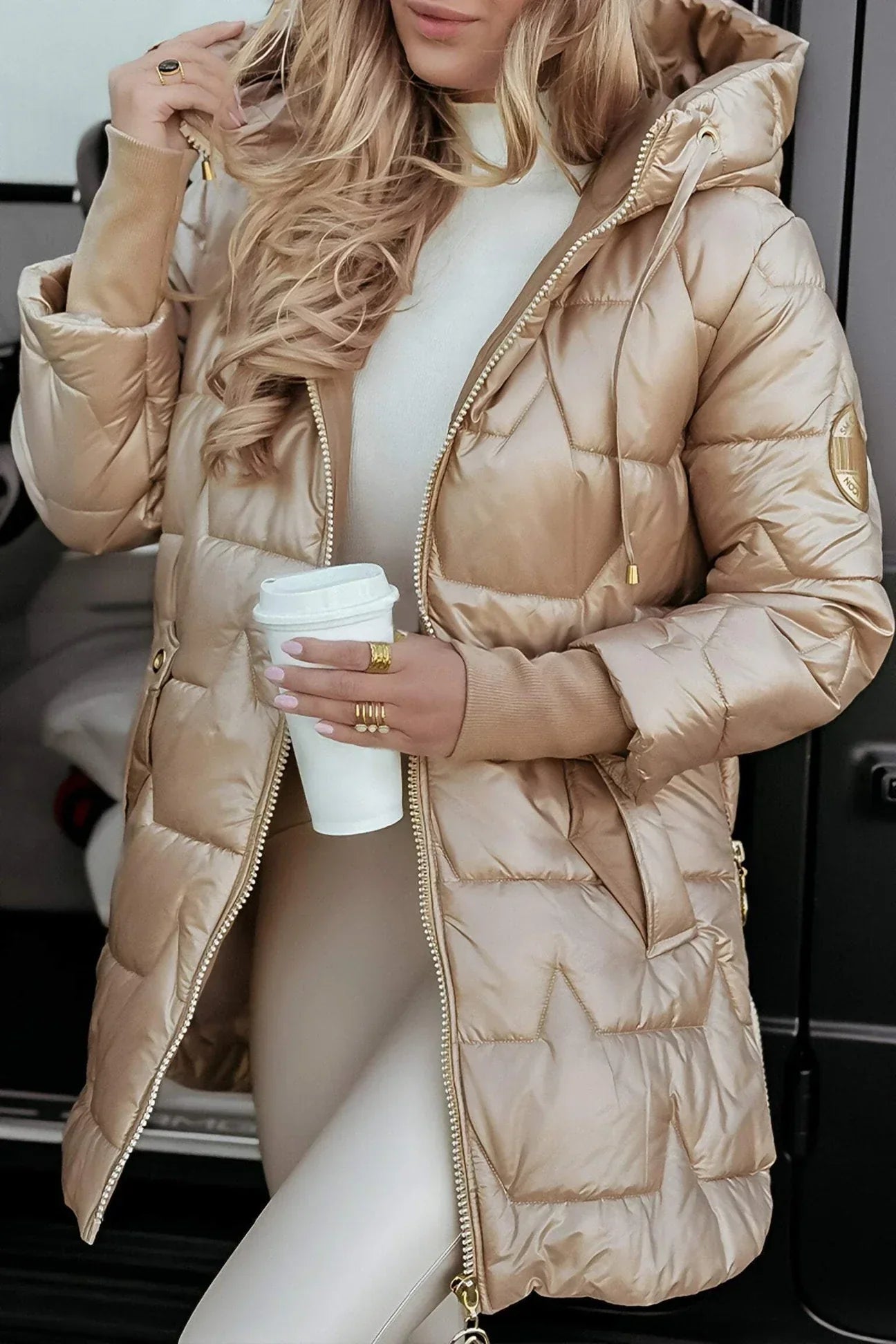 THE MAUREEN | ELEGANT HOODED WINTER COAT