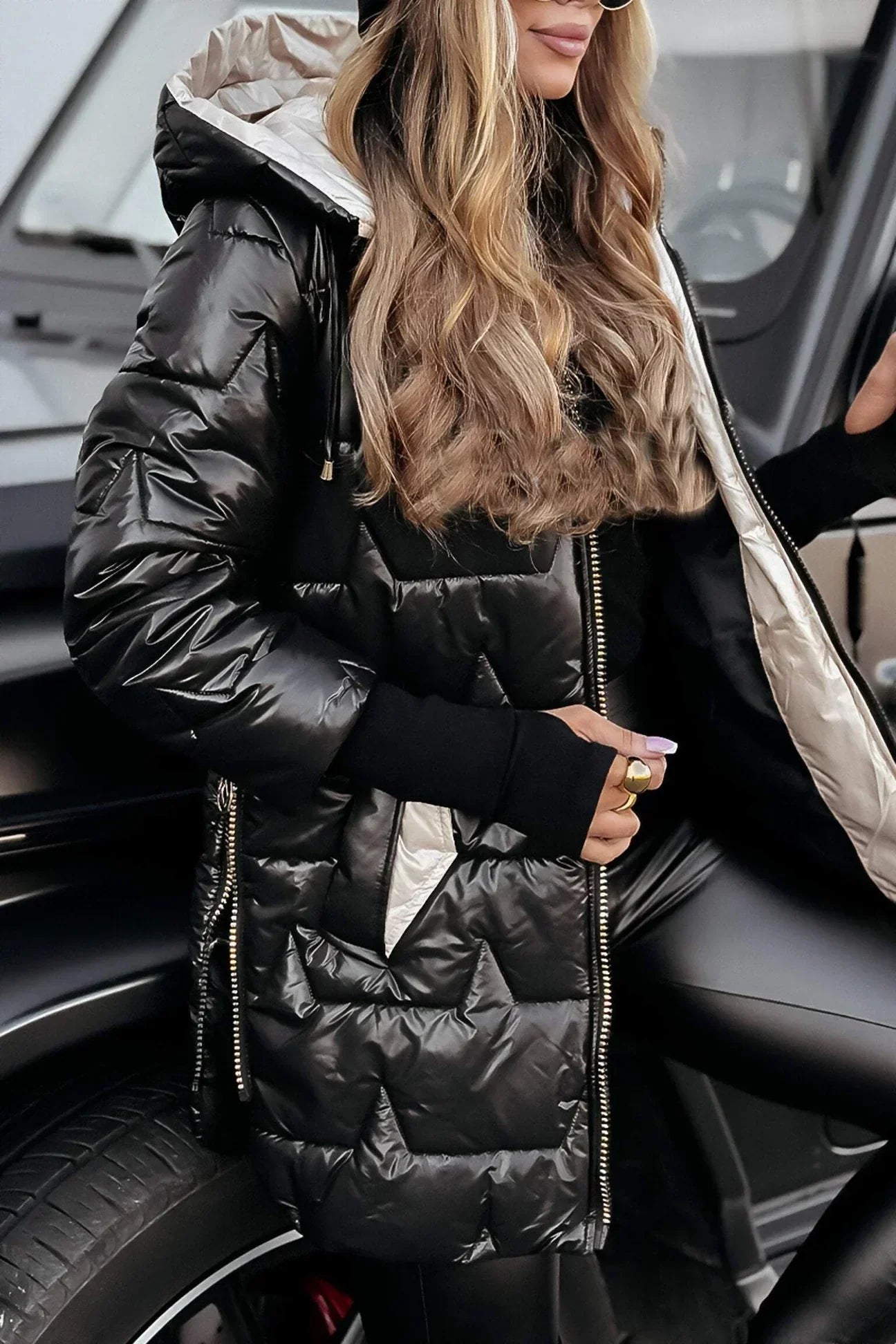 THE MAUREEN | ELEGANT HOODED WINTER COAT
