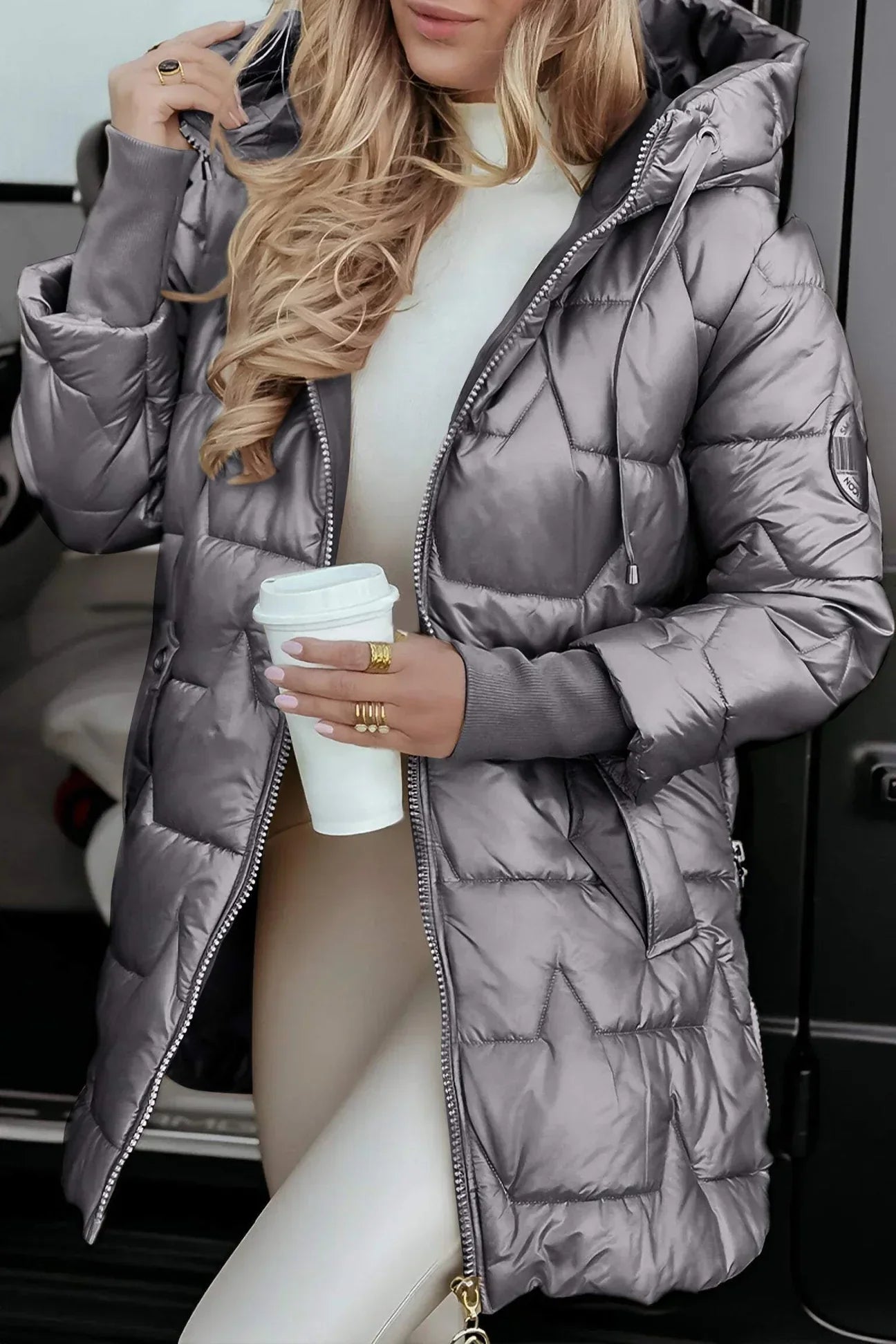 THE MAUREEN | ELEGANT HOODED WINTER COAT