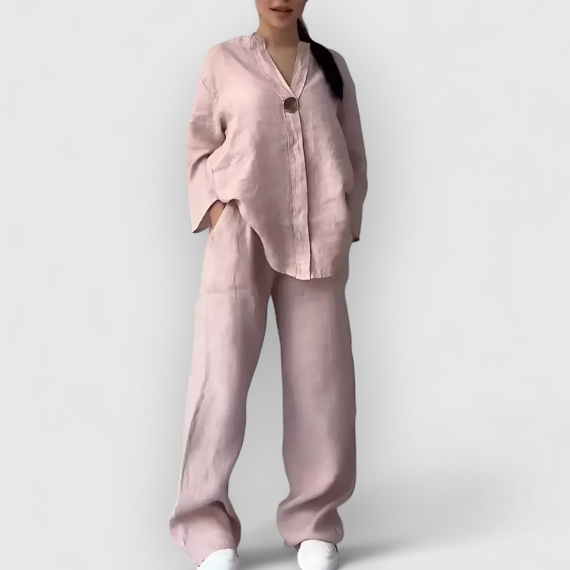 THE MARGHERITA | RELAXED LINEN TWO-PIECE SET
