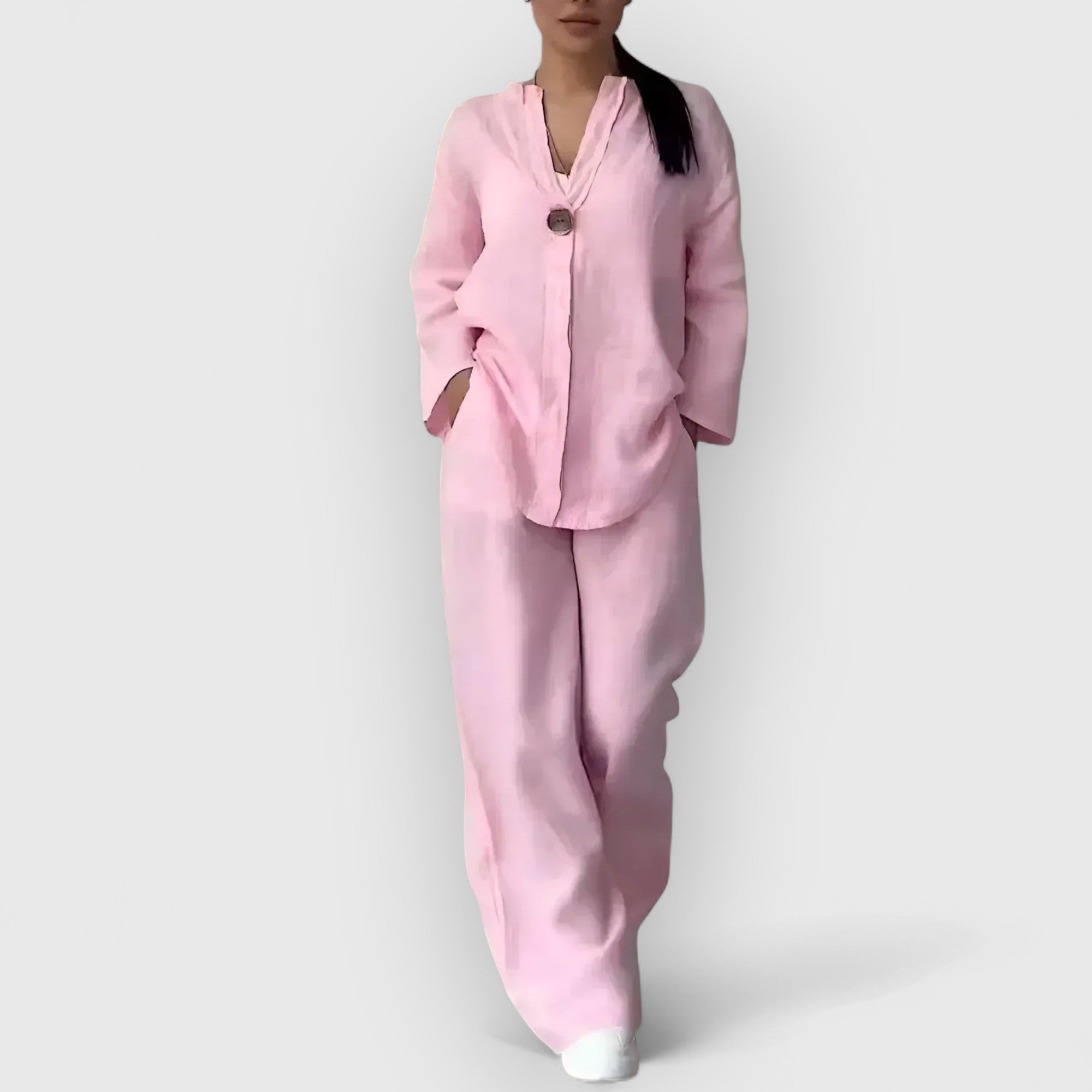 THE MARGHERITA | RELAXED LINEN TWO-PIECE SET
