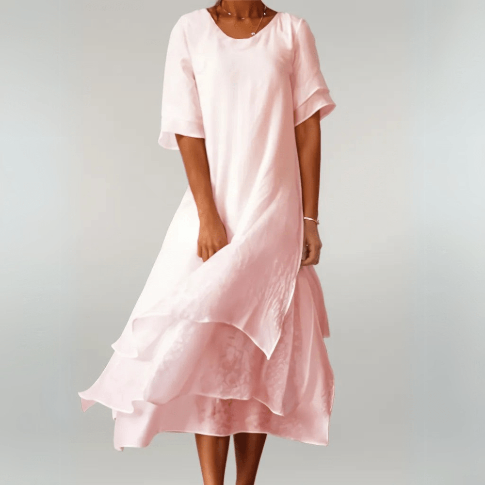 THE MATHILDE | ELEGANT COTTON MAXI DRESS