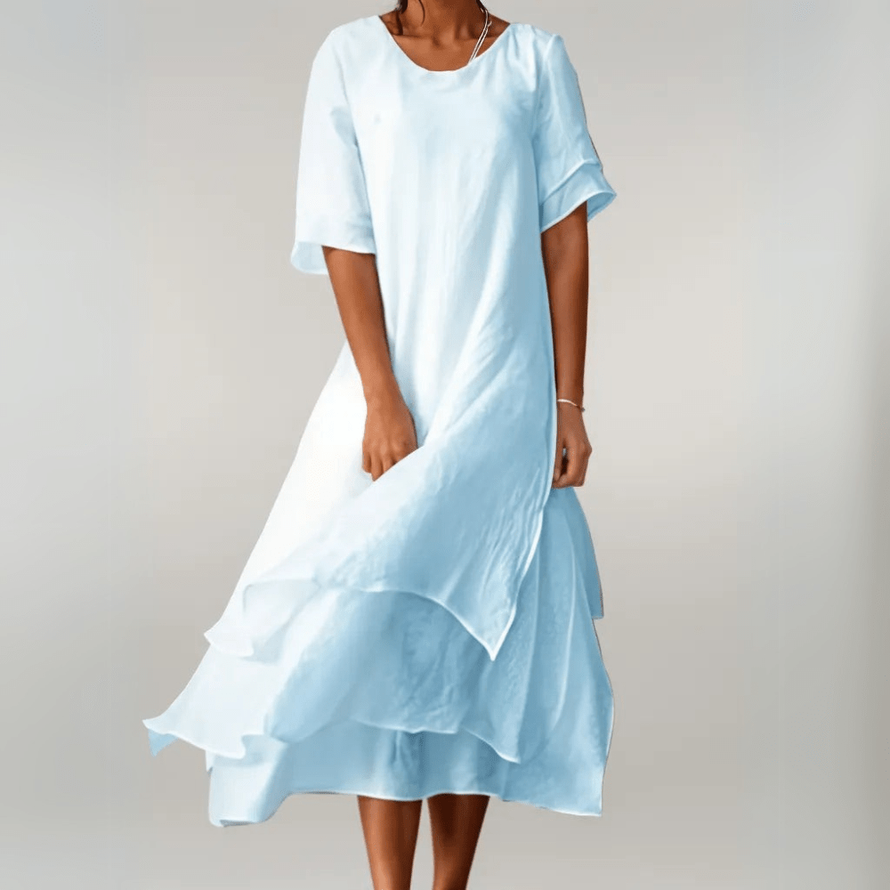 THE MATHILDE | ELEGANT COTTON MAXI DRESS