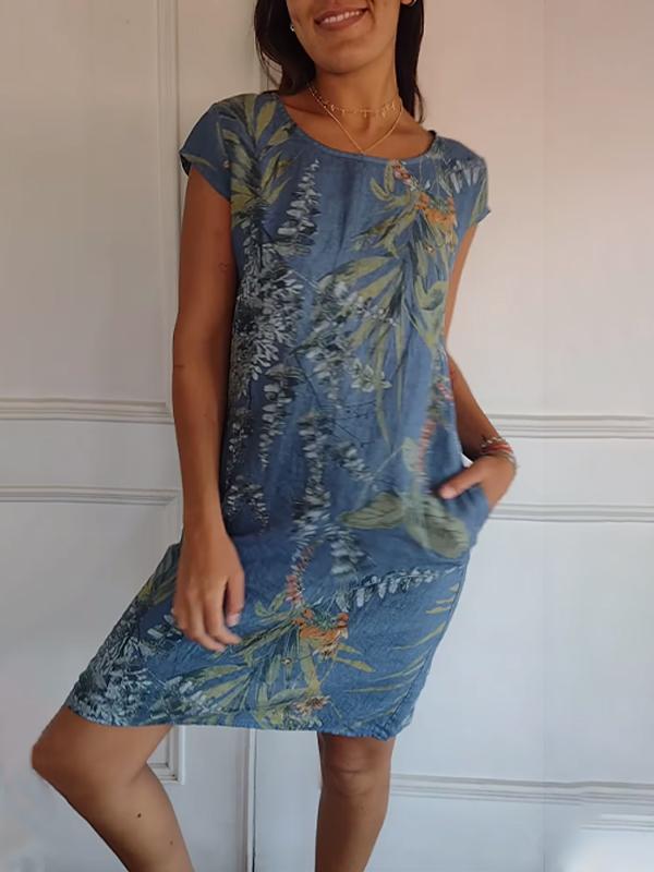 THE ANNELYM | RELAXED ROUND NECK DRESS