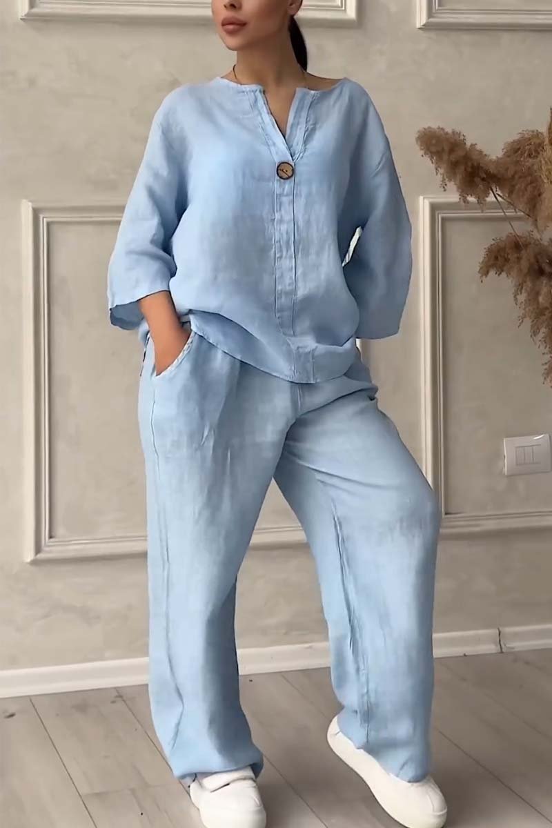 THE DARIA | RELAXED TWO-PIECE LOUNGE SET