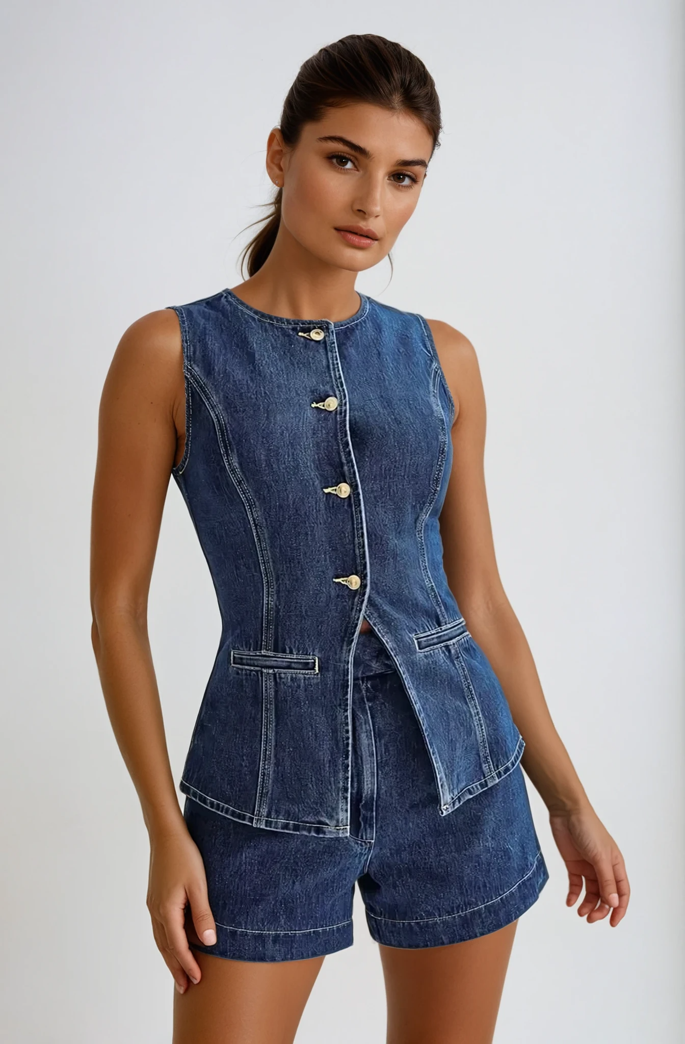 THE RAVEN | CHIC DENIM SET