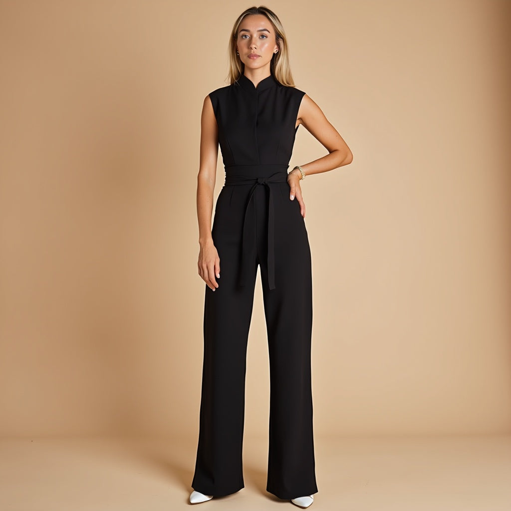 THE HANNAH | SLEEVELESS ELEGANCE JUMPSUIT