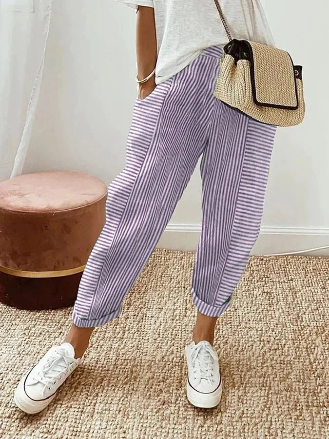 THE LORE | STRIPED TROUSERS