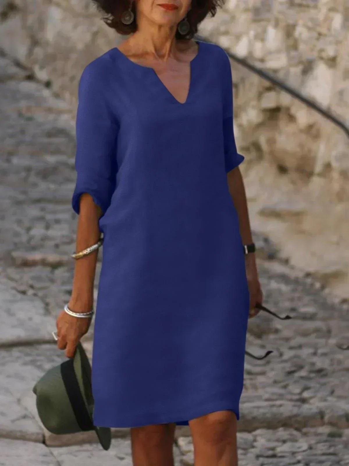 THE JOSETTE | ELEGANT V-NECK DRESS