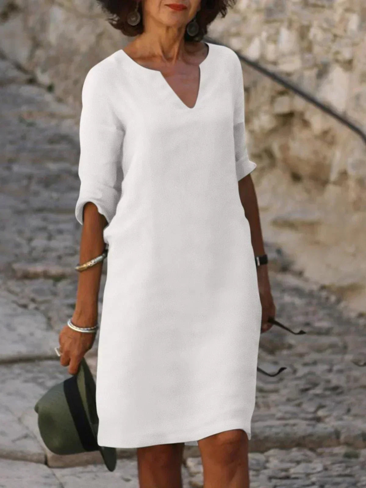 THE JOSETTE | ELEGANT V-NECK DRESS