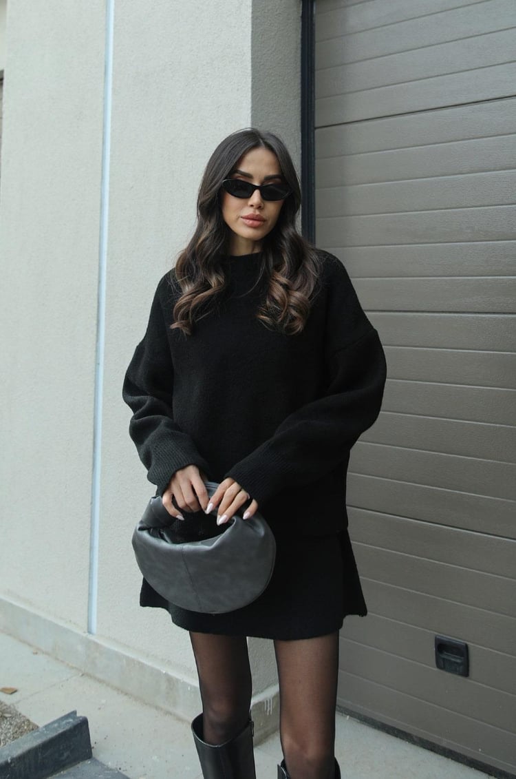THE ESTELLE | CHIC SWEATER SKIRT ENSEMBLE