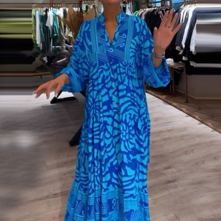 THE GISILA | FLORAL ELEGANCE MAXI DRESS
