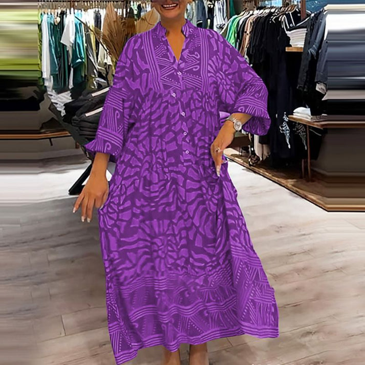 THE GISILA | FLORAL ELEGANCE MAXI DRESS