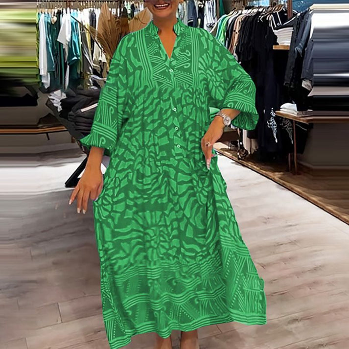 THE GISILA | FLORAL ELEGANCE MAXI DRESS
