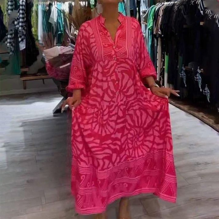 THE GISILA | FLORAL ELEGANCE MAXI DRESS