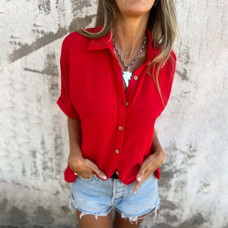 NOLÉA | RELAXED DRAPE BLOUSE