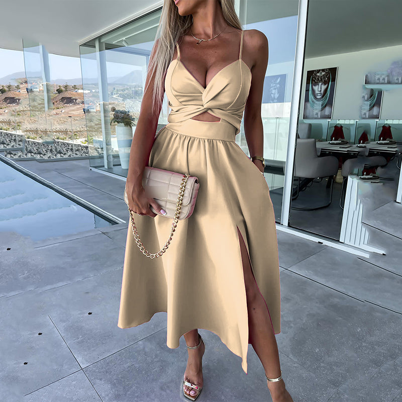THE LARISA | ELEGANT SLIT DRESS