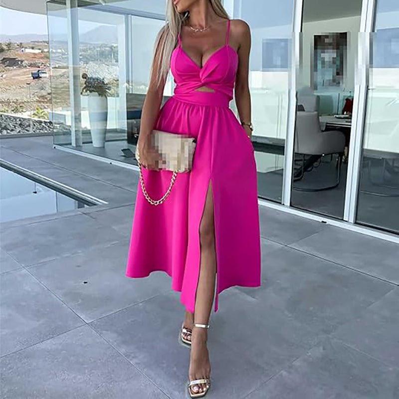 THE LARISA | ELEGANT SLIT DRESS
