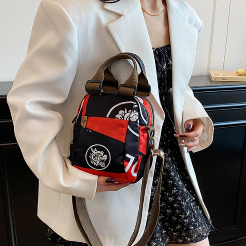 THE MIRELLE | MULTI-LAYER PRINTED SHOULDER BAG