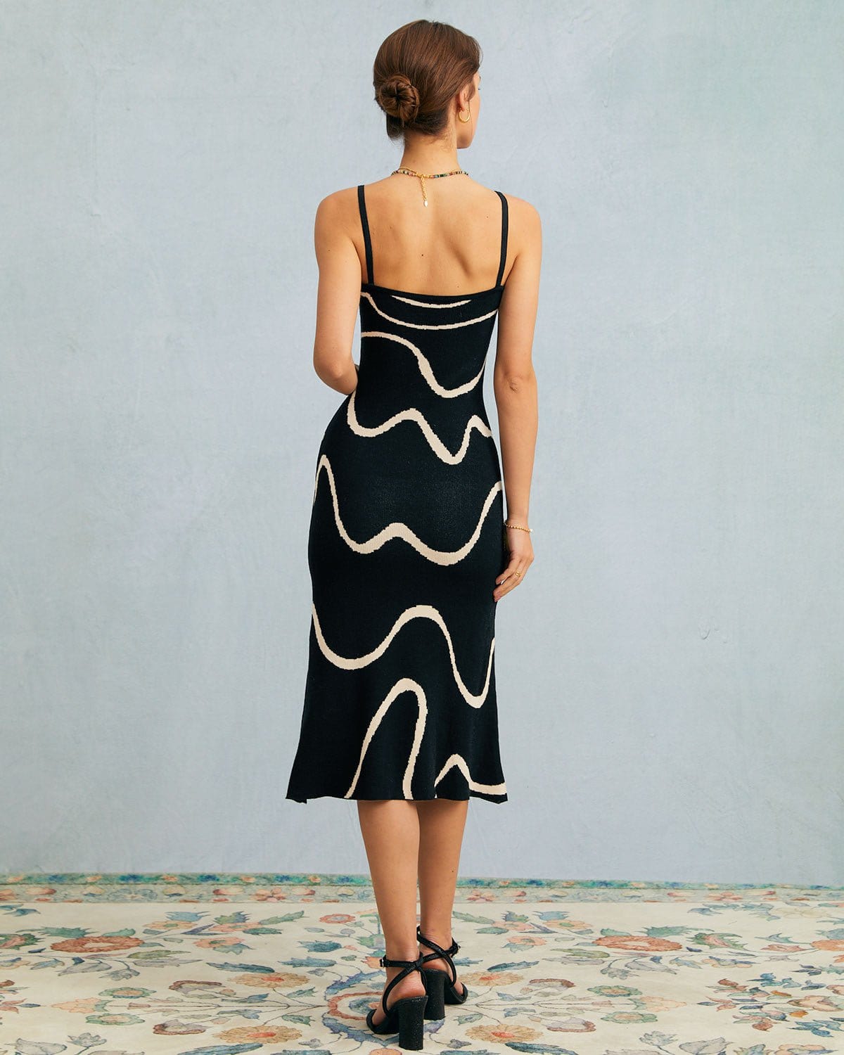 THE SELENE | MERMAID KNIT MIDI DRESS