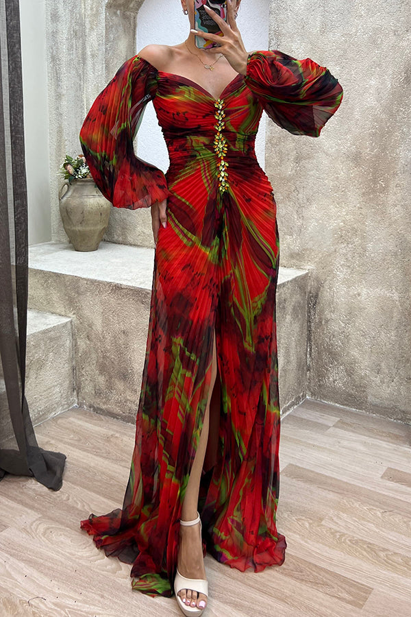 THE AURORA | EMBELLISHED SUNSET MAXI